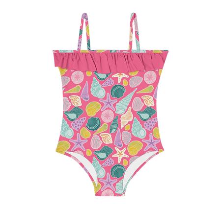 Slipstop Nell Swimsuit Çocuk Mayo Pembe