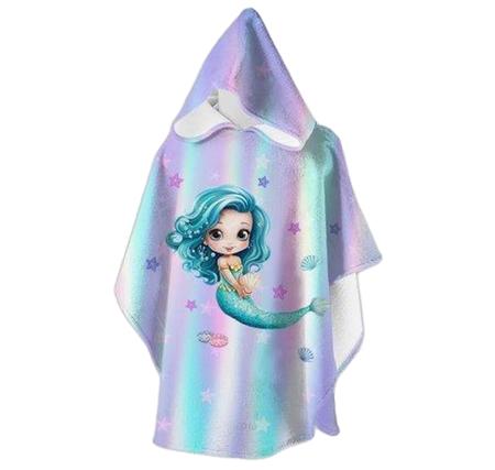 Slipstop Seastar Poncho Çocuk T-Shirt Mor