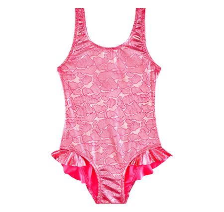 Slipstop Serpina Fuchsia Junior Swimsuit Çocuk Pembe
