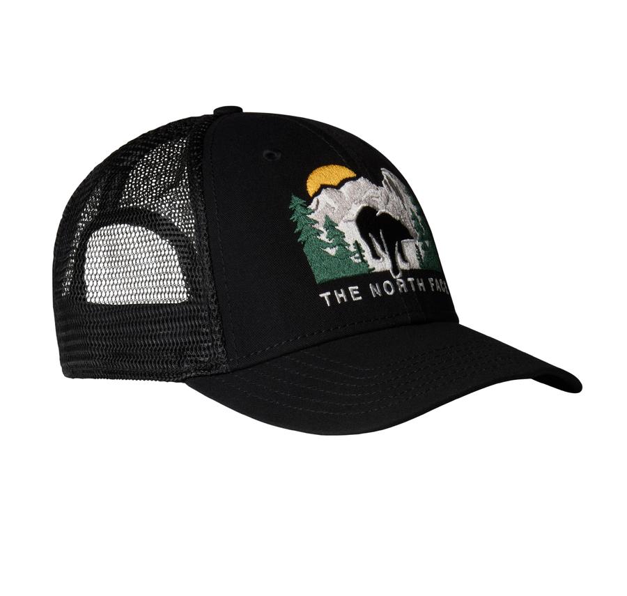 The North Face Embroıdered Mudder Trucker Şapka Siyah The North Face Embroıdered Mudder Trucker Şapka Siyah