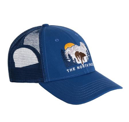 The North Face Embroıdered Mudder Trucker Şapka Mavi The North Face Embroıdered Mudder Trucker Şapka Mavi