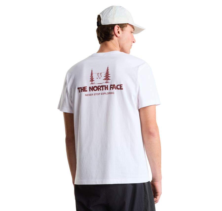 The North Face M Campıng Relaxed Short Sleeve Tee-Graph Erkek T-Shirt Beyaz The North Face M Campıng Relaxed Short Sleeve Tee-Graph Erkek T-Shirt Beyaz