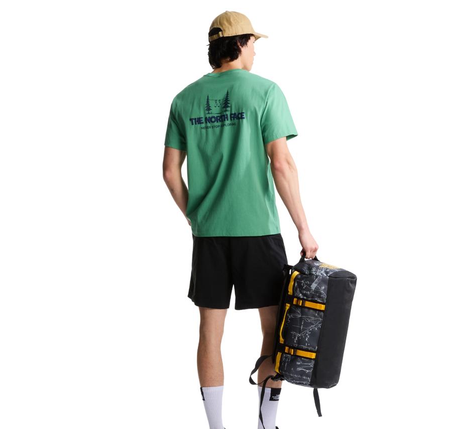The North Face M Campıng Relaxed Short Sleeve Tee-Graph Erkek T-Shirt Yeşil The North Face M Campıng Relaxed Short Sleeve Tee-Graph Erkek T-Shirt Yeşil