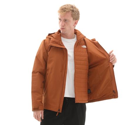 The North Face M Carto Mono Trıclımate Hooded Jacket Erkek Mont Kahve