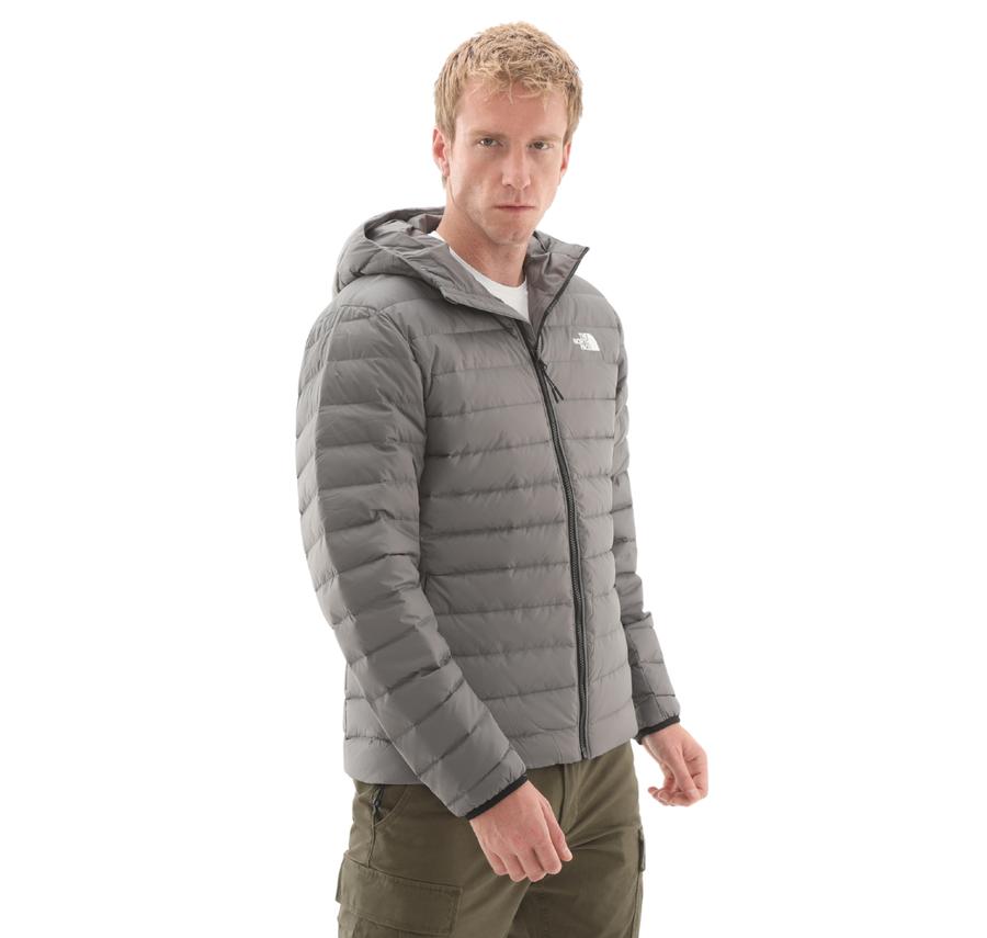 The North Face M Classıc Down Hooded Jacket Erkek Mont Gri The North Face M Classıc Down Hooded Jacket Erkek Mont Gri