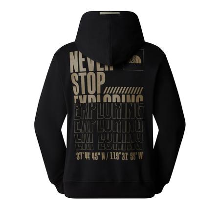The North Face M Coordınates Relaxed  Hooded Sweatshırt Erkek Sweatshirt Siyah