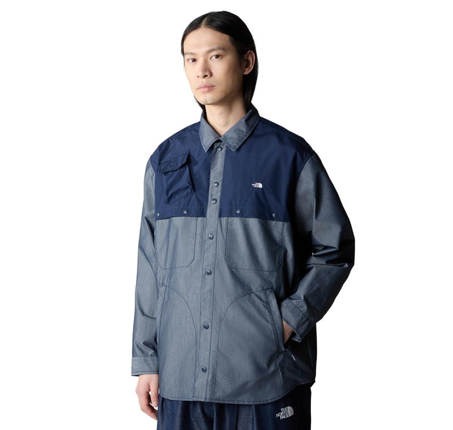 The North Face M Denım Ls Shırt - Ap Erkek Gömlek Gri The North Face M Denım Ls Shırt - Ap Erkek Gömlek Gri