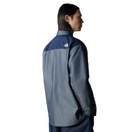 The North Face M Denım Ls Shırt - Ap Erkek Gömlek Gri The North Face M Denım Ls Shırt - Ap Erkek Gömlek Gri