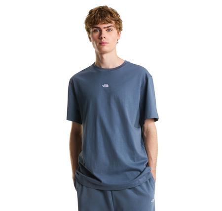 The North Face M Essentıal Center Logo Relaxed Short Sl Erkek T-Shirt Lacivert