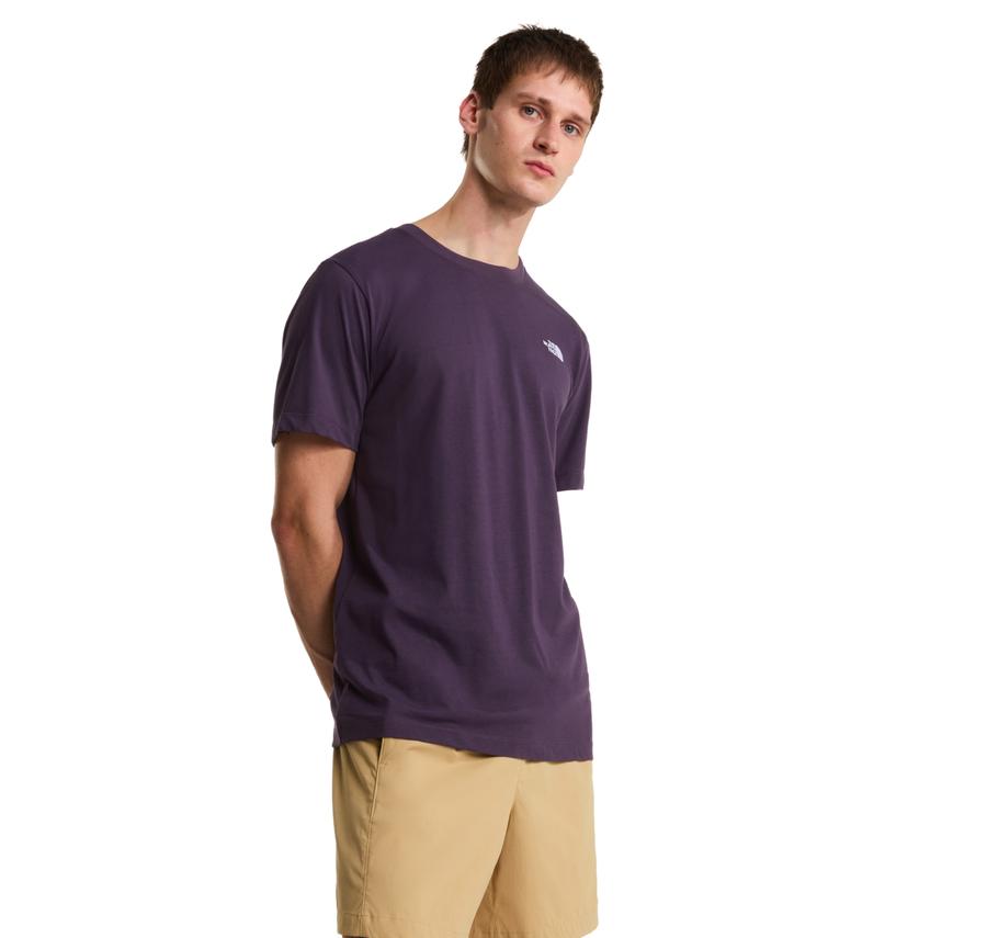 The North Face M Evolutıon Sımple Dome Regular Short Sl Erkek T-Shirt Mor The North Face M Evolutıon Sımple Dome Regular Short Sl Erkek T-Shirt Mor