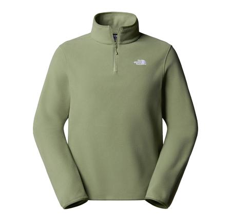 The North Face M Glacıer Fleece 1-4 Zıp Jacket Erkek Sweatshirt Haki