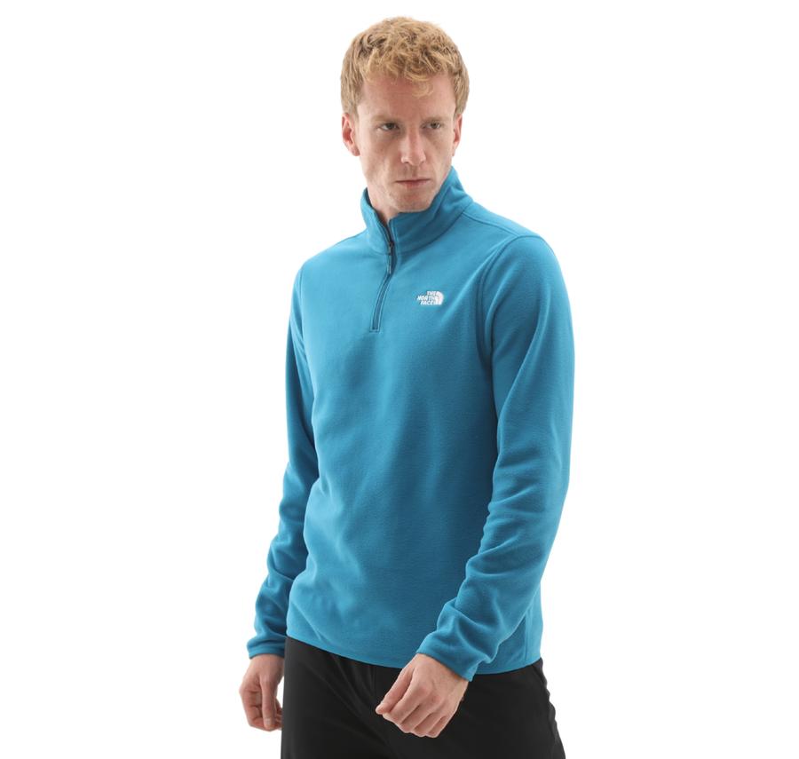 The North Face M Glacıer Fleece 1-4 Zıp Jacket Erkek Ceket Mavi The North Face M Glacıer Fleece 1-4 Zıp Jacket Erkek Ceket Mavi