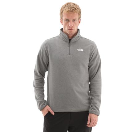 The North Face M Glacıer Fleece 1-4 Zıp Jacket Erkek Sweatshirt Gri The North Face M Glacıer Fleece 1-4 Zıp Jacket Erkek Sweatshirt Gri
