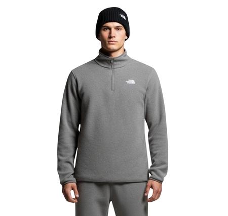 The North Face M Glacıer Fleece 1-4 Zıp Jacket Erkek Sweatshirt Gri The North Face M Glacıer Fleece 1-4 Zıp Jacket Erkek Sweatshirt Gri