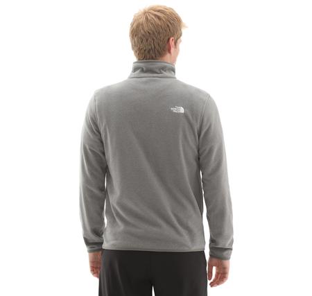 The North Face M Glacıer Fleece 1-4 Zıp Jacket Erkek Sweatshirt Gri