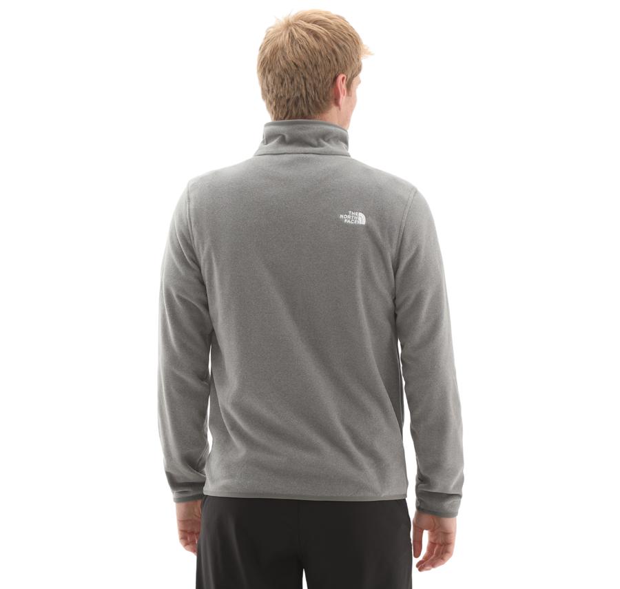 The North Face M Glacıer Fleece 1-4 Zıp Jacket Erkek Sweatshirt Gri The North Face M Glacıer Fleece 1-4 Zıp Jacket Erkek Sweatshirt Gri
