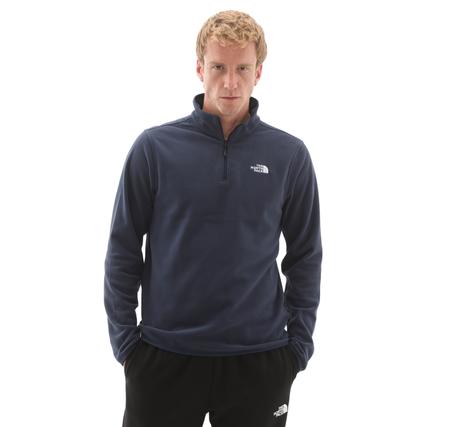 The North Face M Glacıer Fleece 1-4 Zıp Jacket Erkek Sweatshirt Lacivert The North Face M Glacıer Fleece 1-4 Zıp Jacket Erkek Sweatshirt Lacivert