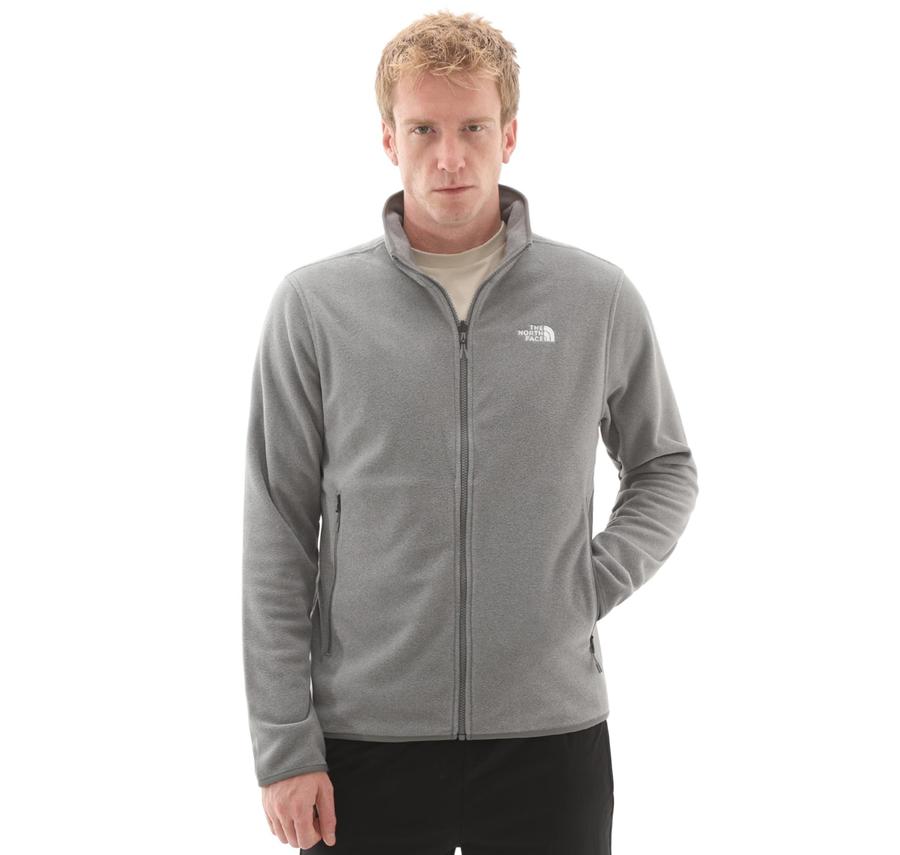 The North Face M Glacıer Fleece Jacket Erkek Ceket Gri The North Face M Glacıer Fleece Jacket Erkek Ceket Gri