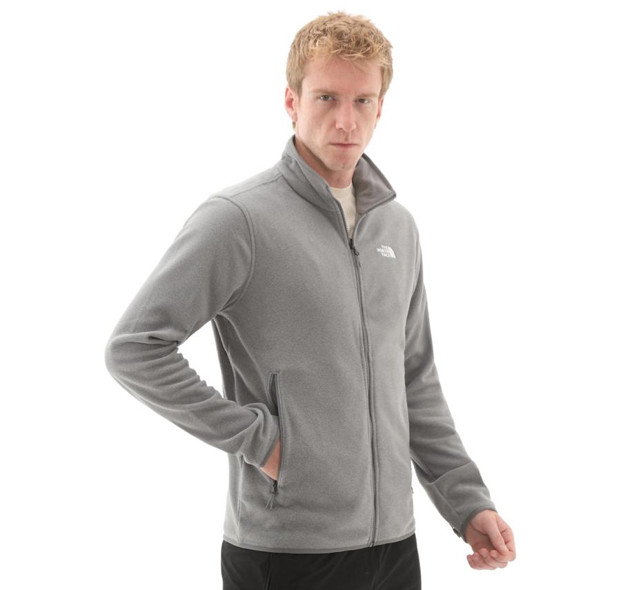 The North Face M Glacıer Fleece Jacket Erkek Ceket Gri The North Face M Glacıer Fleece Jacket Erkek Ceket Gri