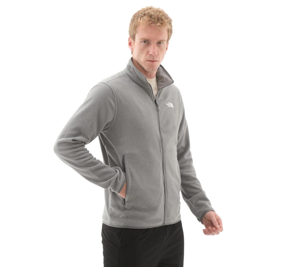 The North Face M Glacıer Fleece Jacket Erkek Ceket Gri The North Face M Glacıer Fleece Jacket Erkek Ceket Gri