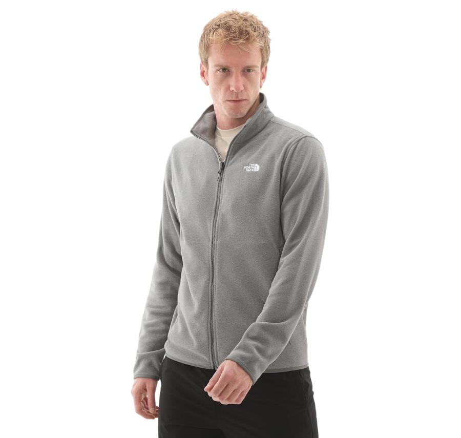 The North Face M Glacıer Fleece Jacket Erkek Ceket Gri The North Face M Glacıer Fleece Jacket Erkek Ceket Gri