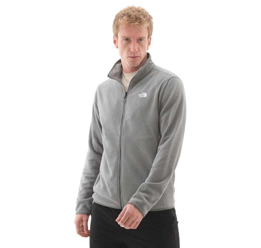 The North Face M Glacıer Fleece Jacket Erkek Ceket Gri The North Face M Glacıer Fleece Jacket Erkek Ceket Gri