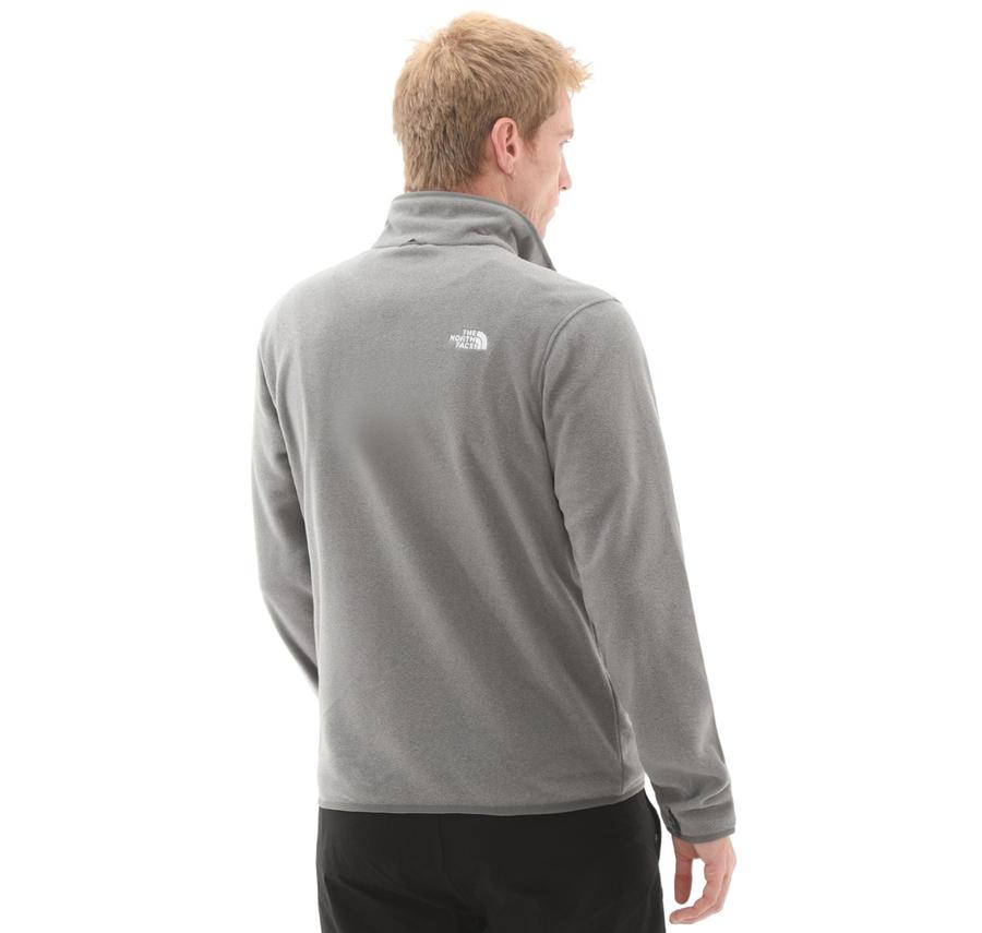 The North Face M Glacıer Fleece Jacket Erkek Ceket Gri The North Face M Glacıer Fleece Jacket Erkek Ceket Gri