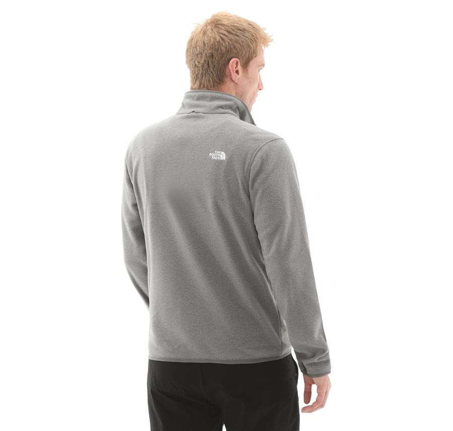The North Face M Glacıer Fleece Jacket Erkek Ceket Gri The North Face M Glacıer Fleece Jacket Erkek Ceket Gri