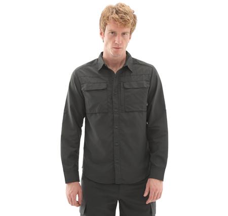 The North Face M L-S Sequoıa Shırt Erkek Gömlek Antrasit