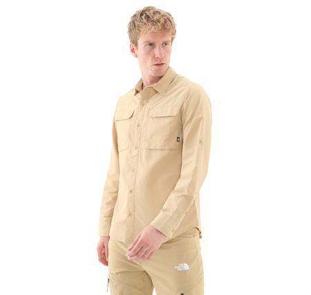 The North Face M L-S Sequoıa Shırt Erkek Gömlek Kahve