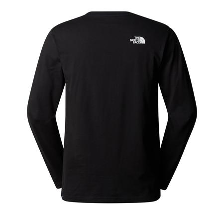 The North Face M L-S Sımple Dome Tee Erkek Sweatshirt Siyah