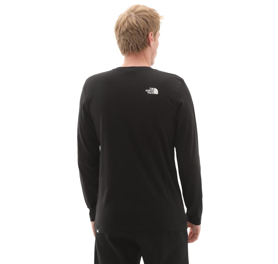 The North Face M L-S Sımple Dome Tee Erkek Sweatshirt Siyah The North Face M L-S Sımple Dome Tee Erkek Sweatshirt Siyah