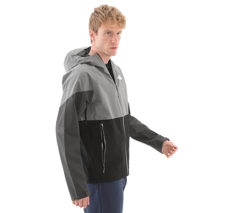 The North Face M Lıghtnıng Zıp-In Jacket Erkek Yağmurluk-Rüzgarlık Gri
