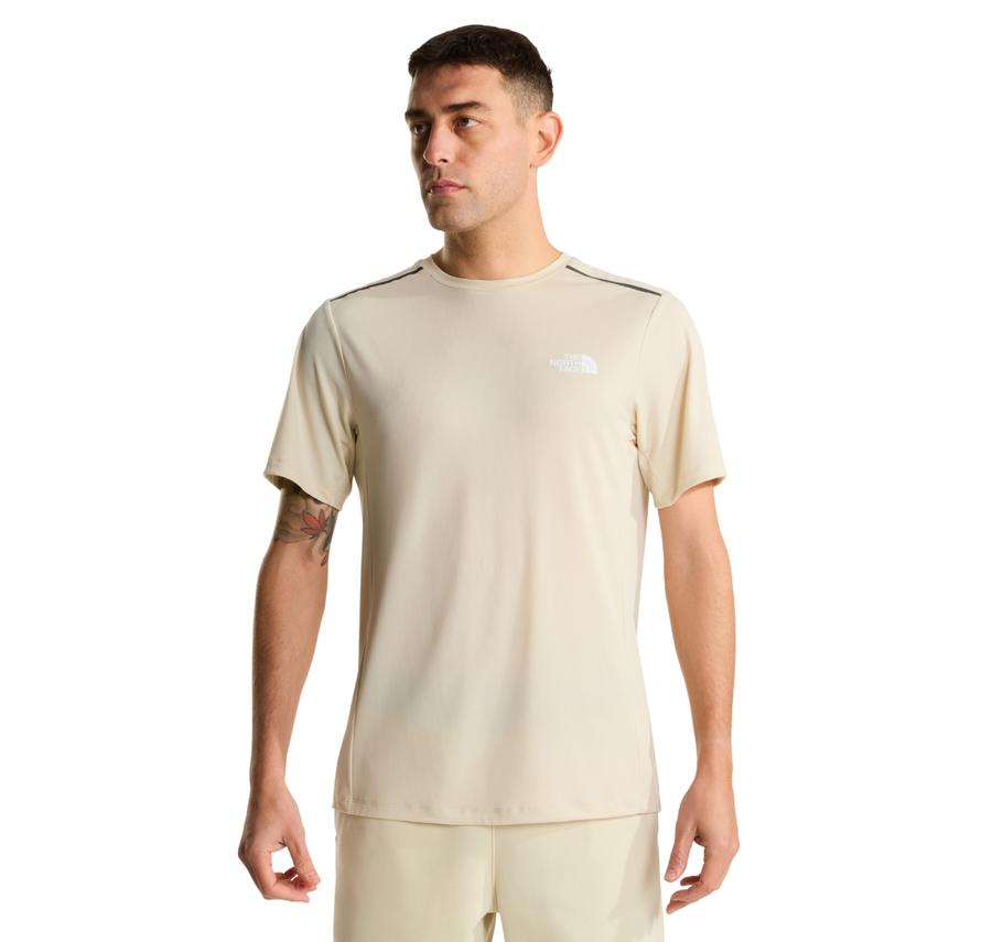 The North Face M Mountaın Athletıcs Tape Short Sleeves Erkek T-Shirt Krem The North Face M Mountaın Athletıcs Tape Short Sleeves Erkek T-Shirt Krem