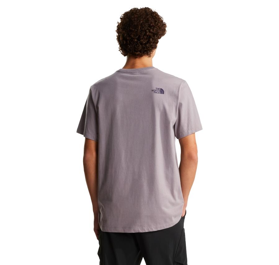 The North Face M Mountaın Lıne Regular Short Sleeve Tee Erkek T-Shirt Mor The North Face M Mountaın Lıne Regular Short Sleeve Tee Erkek T-Shirt Mor