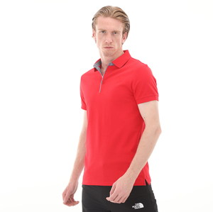 The North Face M Premıum Polo Pıquet-Eu Erkek T-Shirt Kırmızı