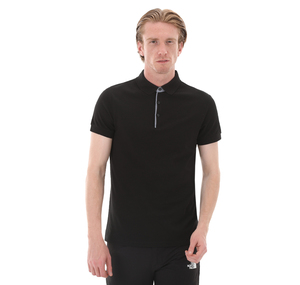 The North Face M Premıum Polo Pıquet-Eu Erkek T-Shirt Siyah