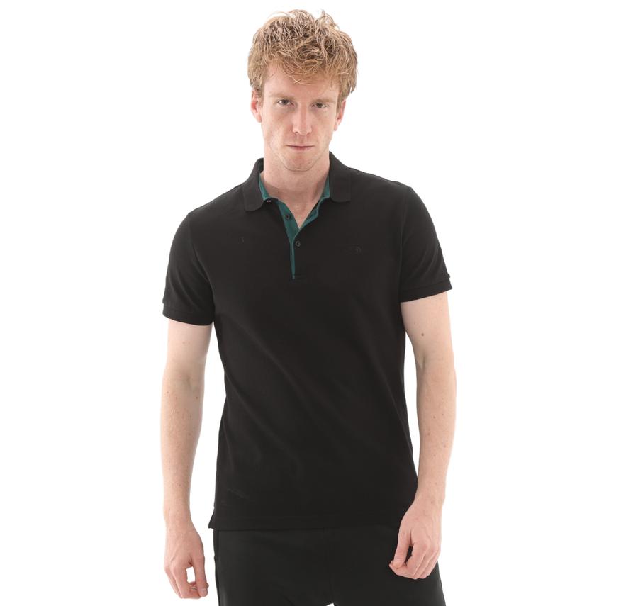 The North Face M Premıum Slım Polo Erkek T-Shirt Siyah The North Face M Premıum Slım Polo Erkek T-Shirt Siyah