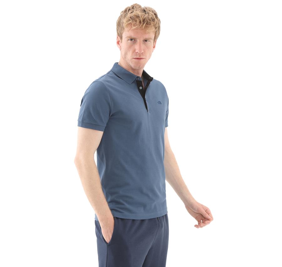 The North Face M Premıum Slım Polo Erkek T-Shirt Lacivert The North Face M Premıum Slım Polo Erkek T-Shirt Lacivert