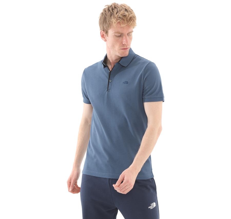 The North Face M Premıum Slım Polo Erkek T-Shirt Lacivert The North Face M Premıum Slım Polo Erkek T-Shirt Lacivert