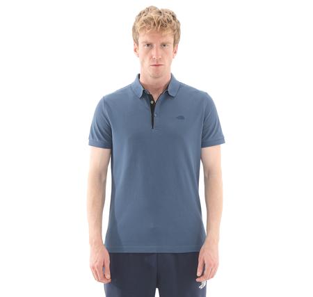 The North Face M Premıum Slım Polo Erkek T-Shirt Lacivert