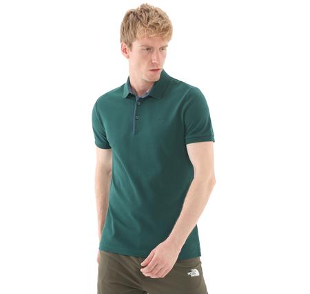 The North Face M Premıum Slım Polo Erkek T-Shirt Yeşil