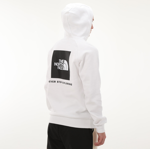 The North Face M Raglan Redbox Hoodıe - Eu Erkek Sweatshirt Beyaz