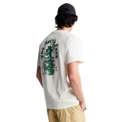 The North Face M Retro Earth Relaxed Short Sleeve Tee-G Erkek