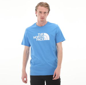 The North Face M S-S Easy Tee - Eu Erkek T-Shirt Mavi