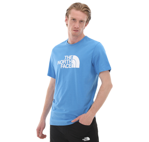 The North Face M S-S Easy Tee - Eu Erkek T-Shirt Mavi