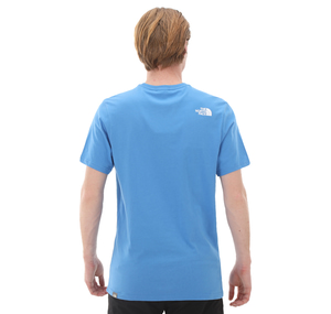 The North Face M S-S Easy Tee - Eu Erkek T-Shirt Mavi