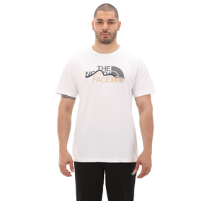 The North Face M S-S Mountaın Lıne Tee Erkek T-Shirt Beyaz