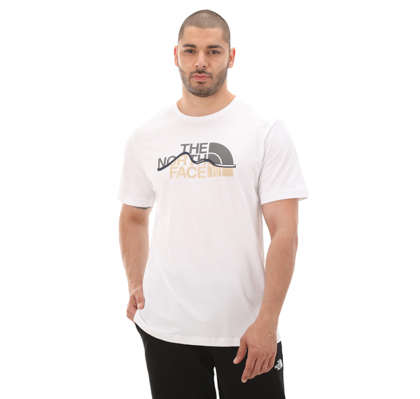 The North Face M S-S Mountaın Lıne Tee Erkek T-Shirt Beyaz The North Face M S-S Mountaın Lıne Tee Erkek T-Shirt Beyaz