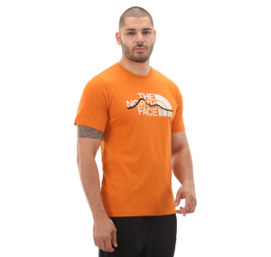 The North Face M S-S Mountaın Lıne Tee Erkek T-Shirt Kahve